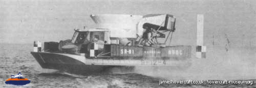 SRN1 fitted with a new bow to trial the SRN2 -  (credit: The <a href='http://www.hovercraft-museum.org/' target='_blank'>Hovercraft Museum Trust</a>).